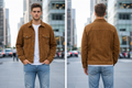 Only & Sons Kordbársony Trucker Dzseki – Karamell | XS
