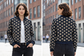 It Hippie Szárny Print Bomber Dzseki – Sötétzöld | S