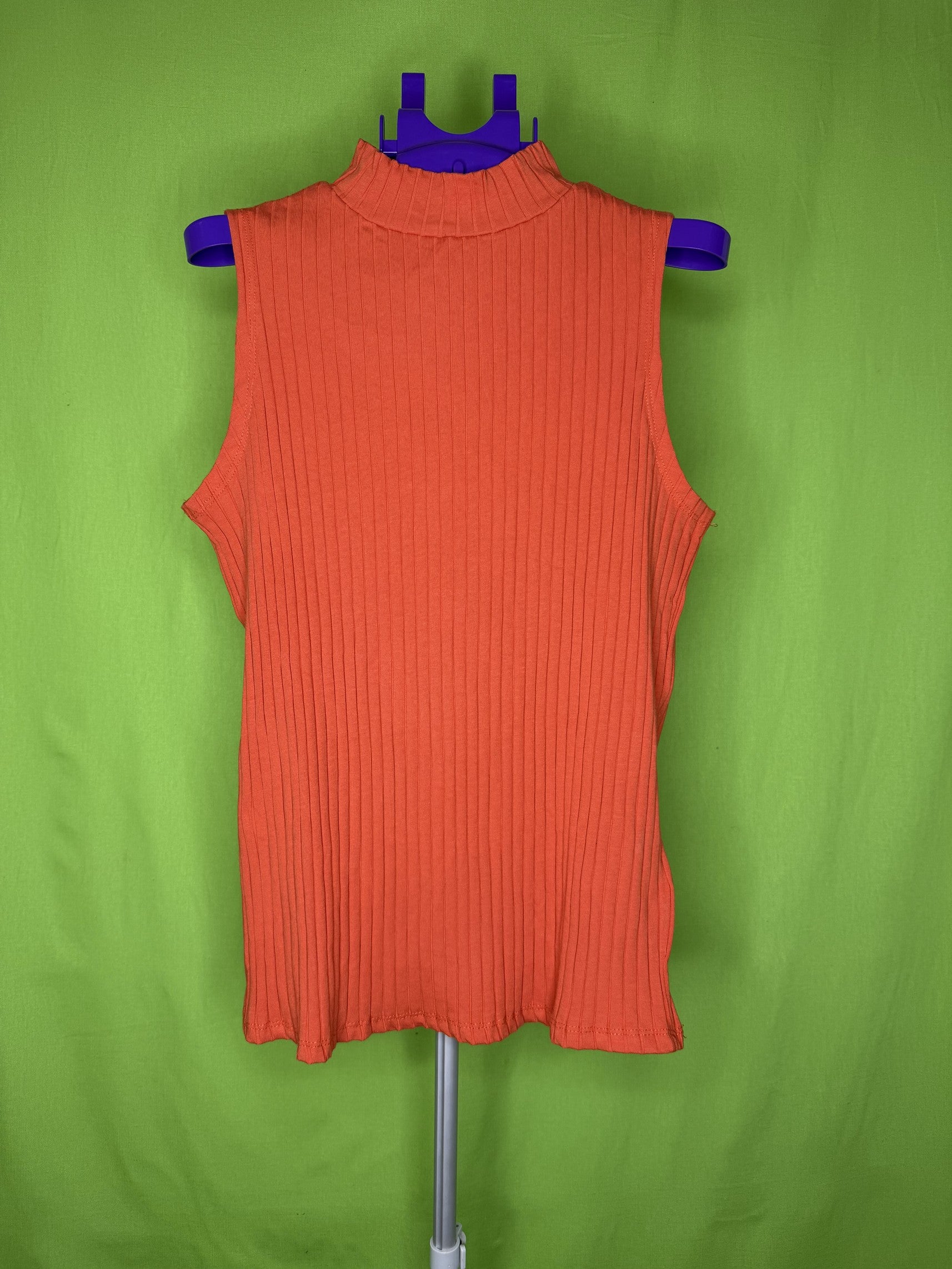 Page One Narancs Bordás Turtleneck Top