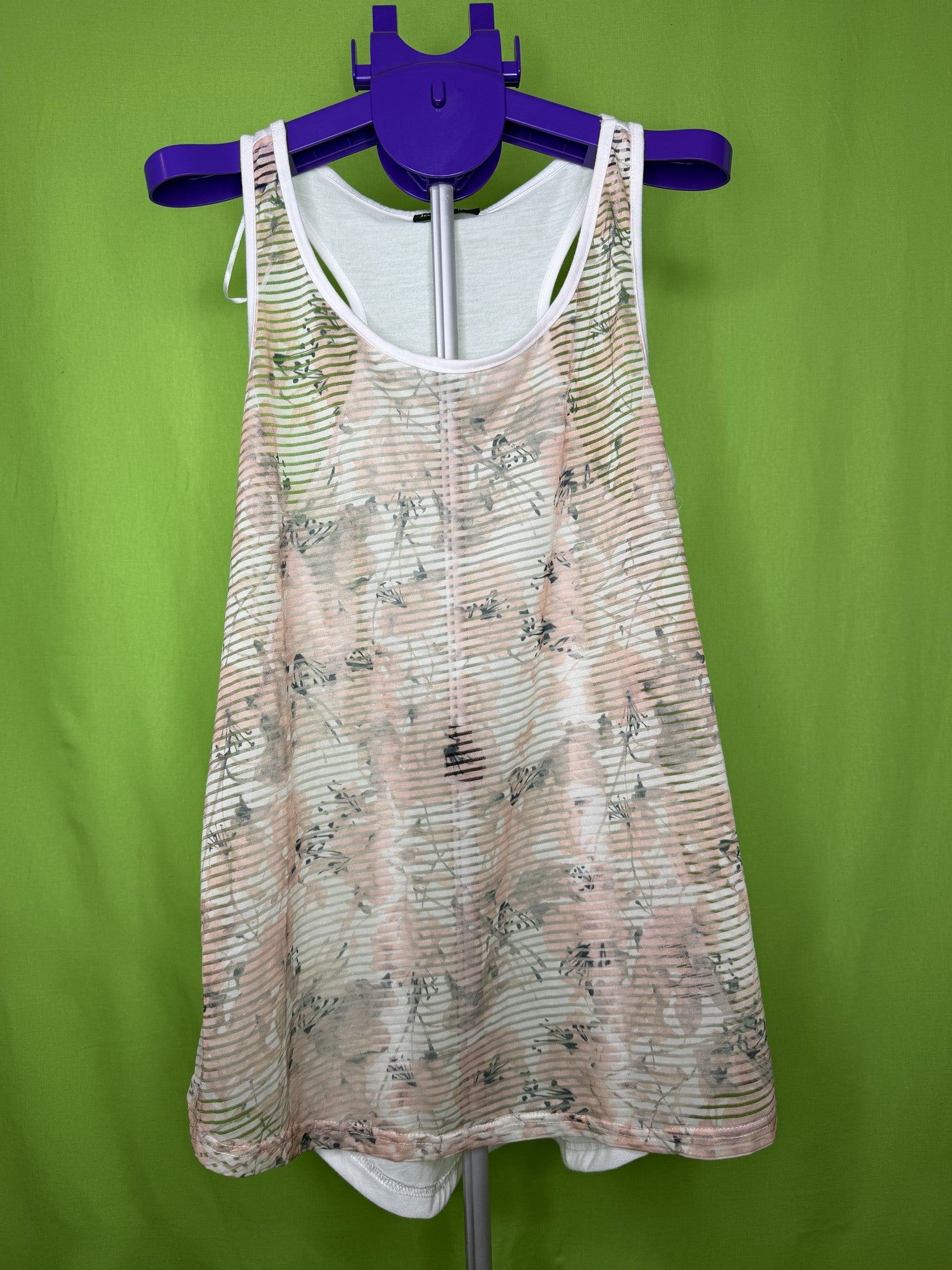 Janina Dupla Rétegű Virágos Tank Top