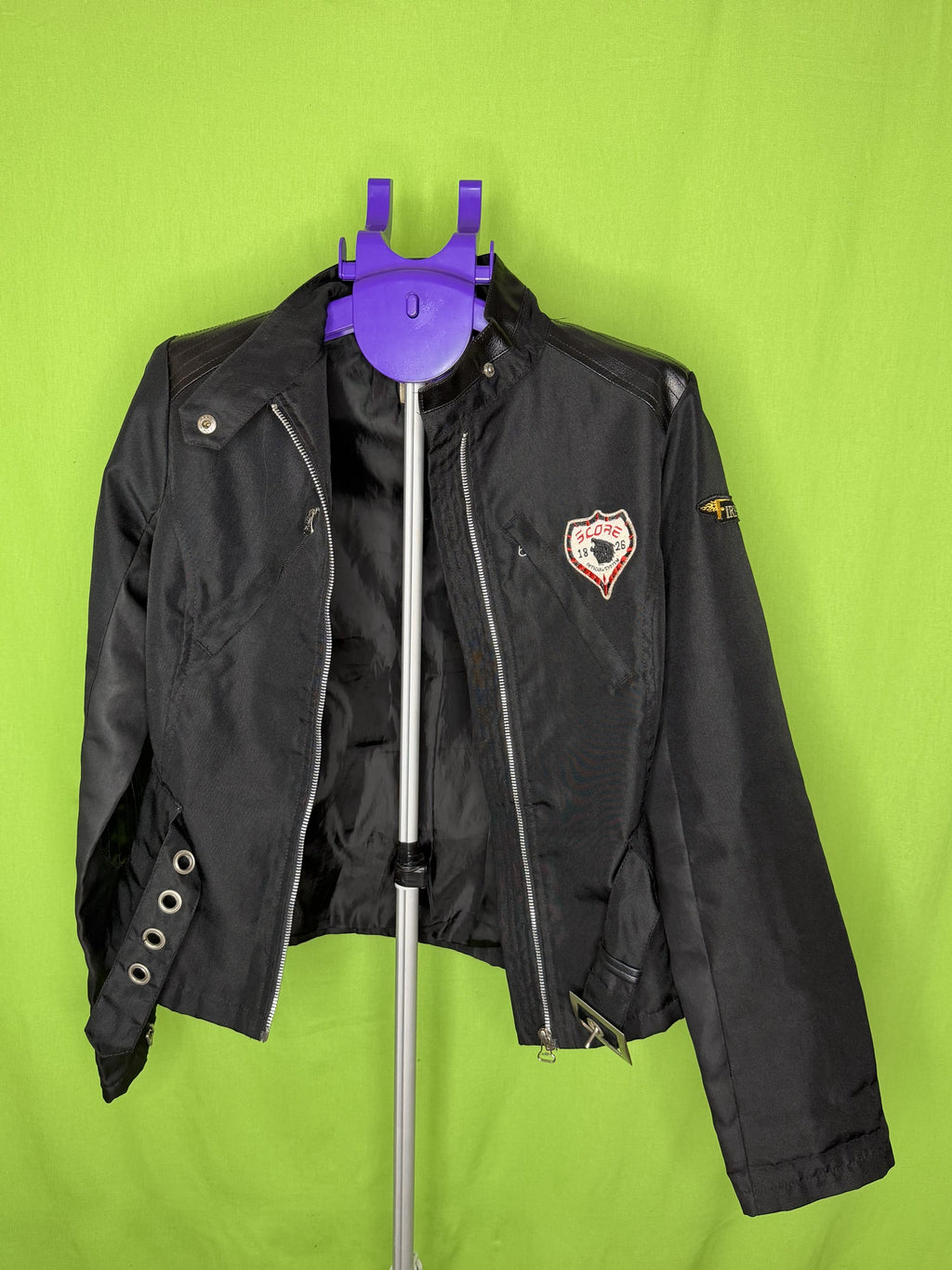 Funky Fire Race Motoros Dzseki – Fekete | S