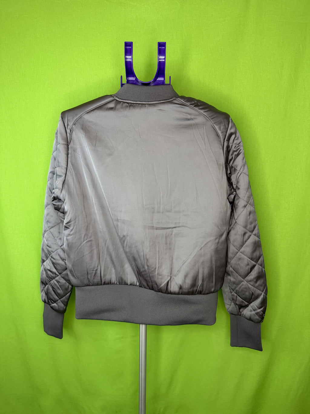H&M Divided Szatén Bomber Dzseki – Szürke | M