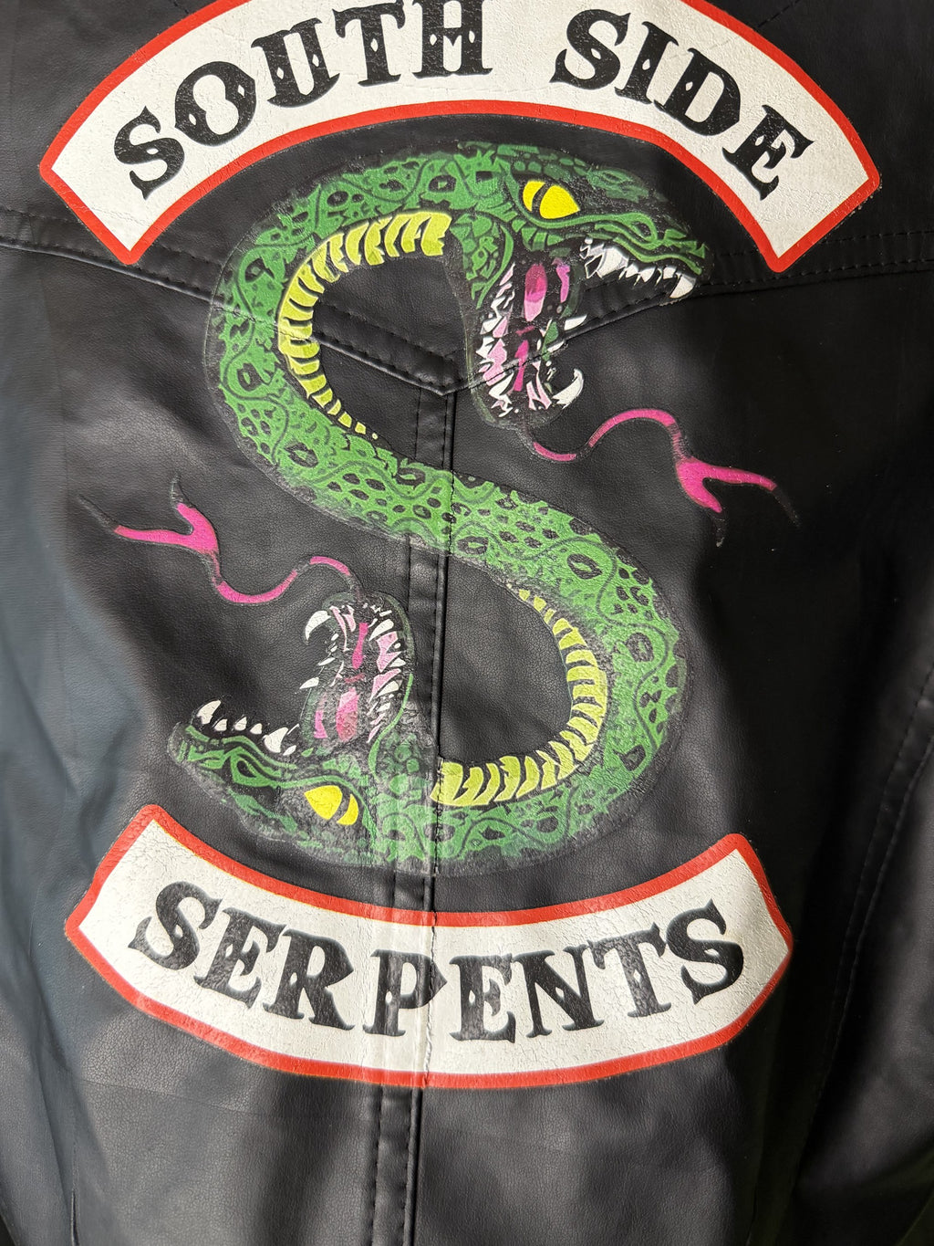 Nian Zhu South Side Serpents Biker Dzseki – Fekete | M