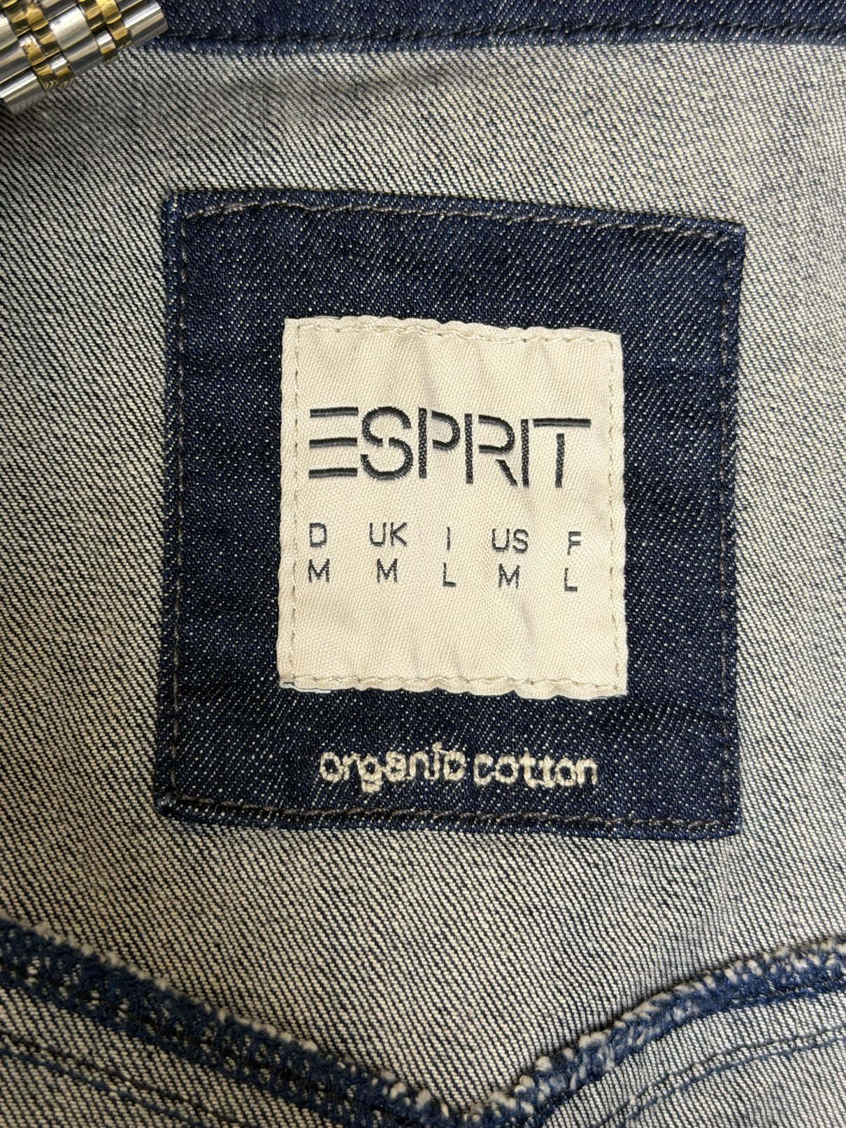Esprit Organic Cotton Farmer Dzseki – Sötét Indigo | M