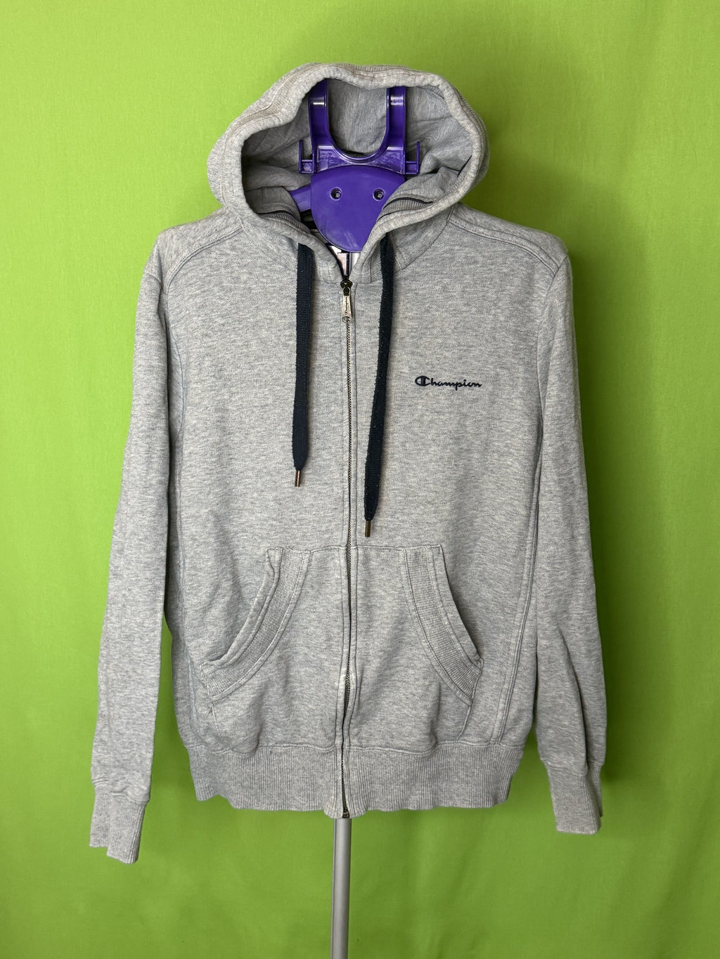 Champion Szürke Zip-Up Hoodie