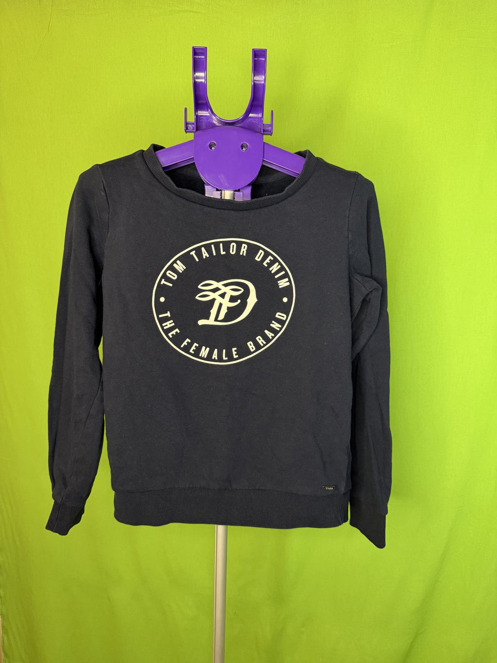 Tom Tailor Denim Fekete Sweatshirt