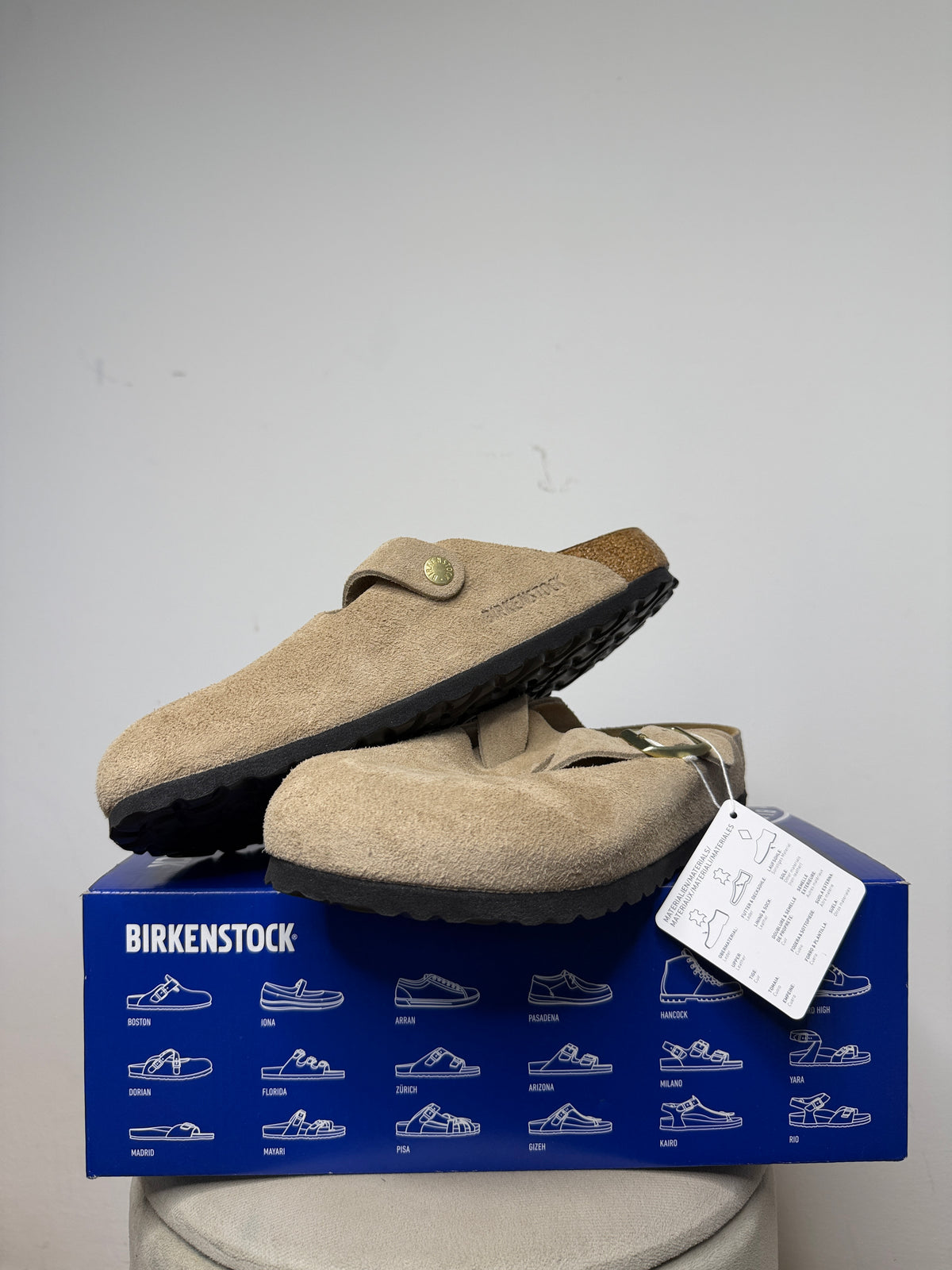 Birkenstock Boston BS klumpa, EU 39, keskeny fazon