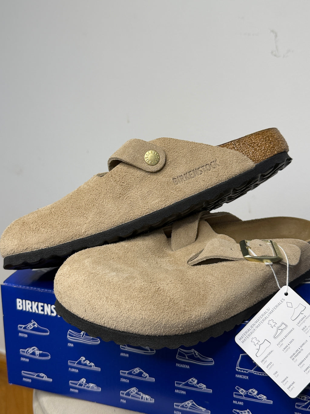 Birkenstock Boston BS klumpa, EU 39, keskeny fazon