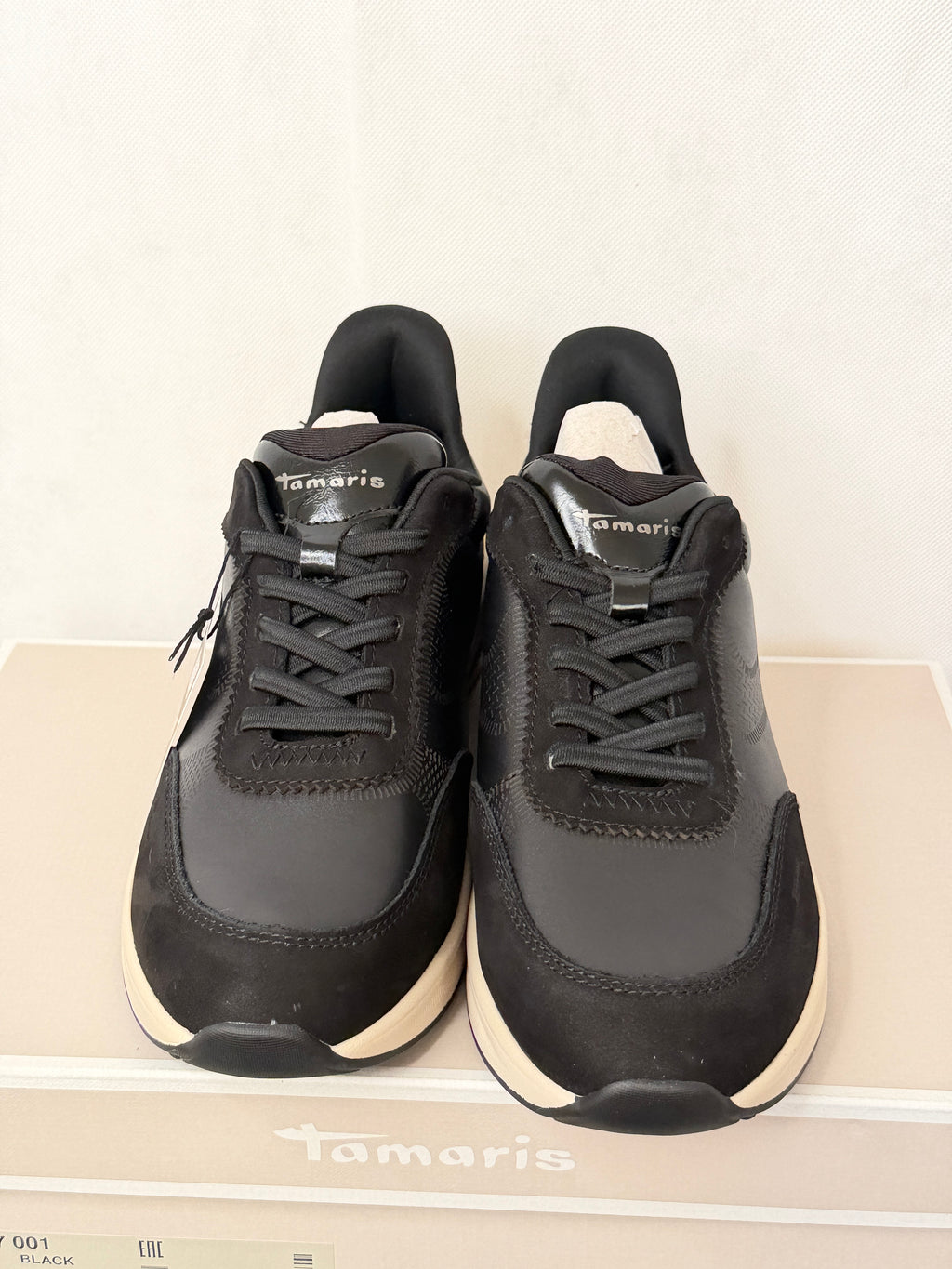 Tamaris Step-In fekete női sportcipő – 38