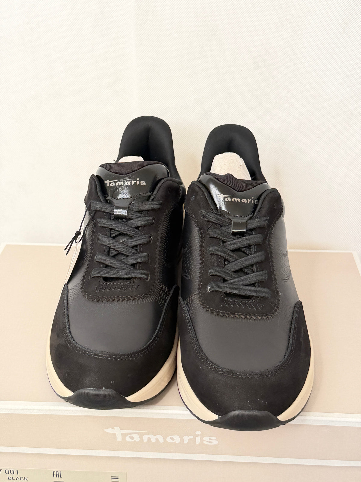 Tamaris Step-In fekete női sportcipő – 38