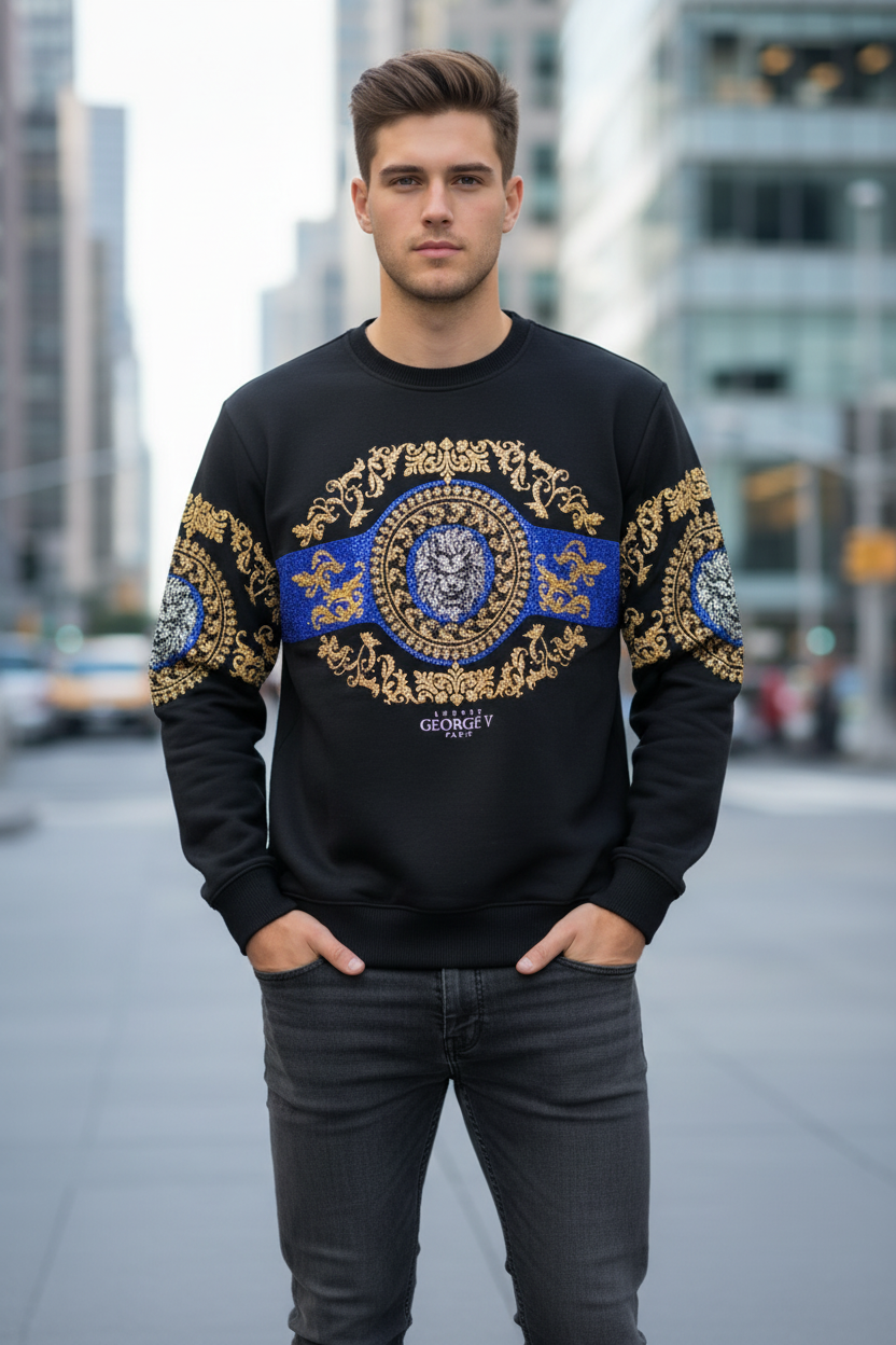 Avenue George V Paris Sweatshirt – férfi elölnézet