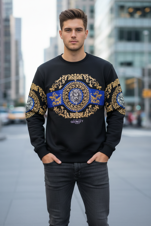 Avenue George V Paris Sweatshirt – férfi elölnézet