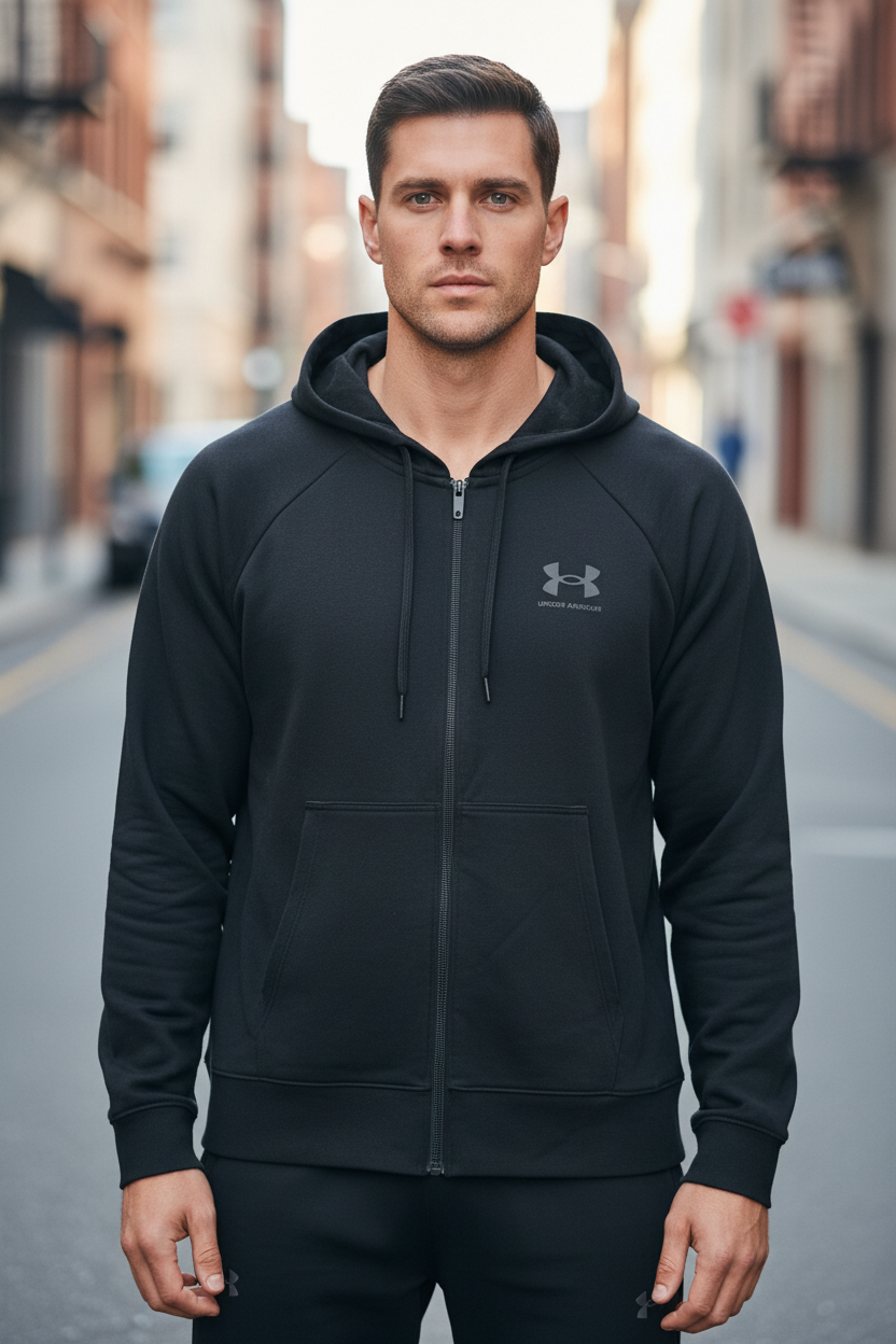 UA Hoodie – Férfi, Elöl
