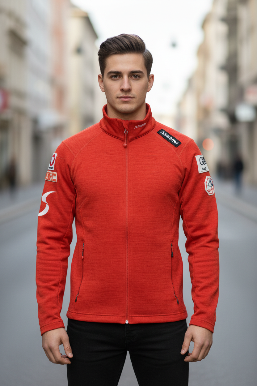 Schöffel Austria Power Team Fleece Dzseki – férfi elölnézet
