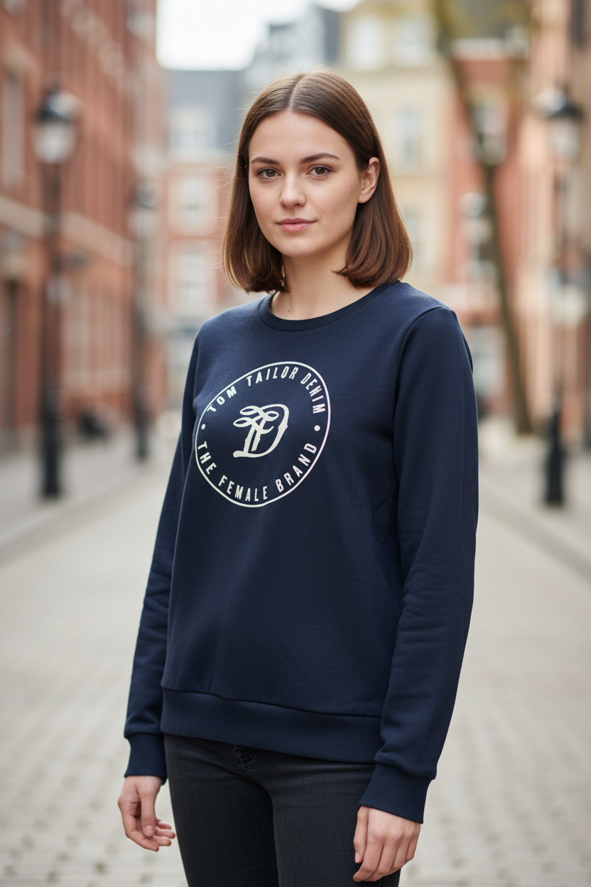 Tom Tailor Sweatshirt – Női Elöl