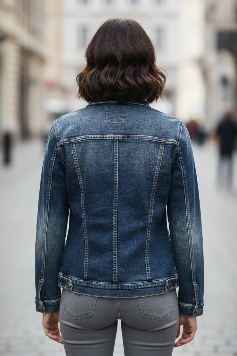 Grain de Malice rózsa patch farmer dzseki – hátul